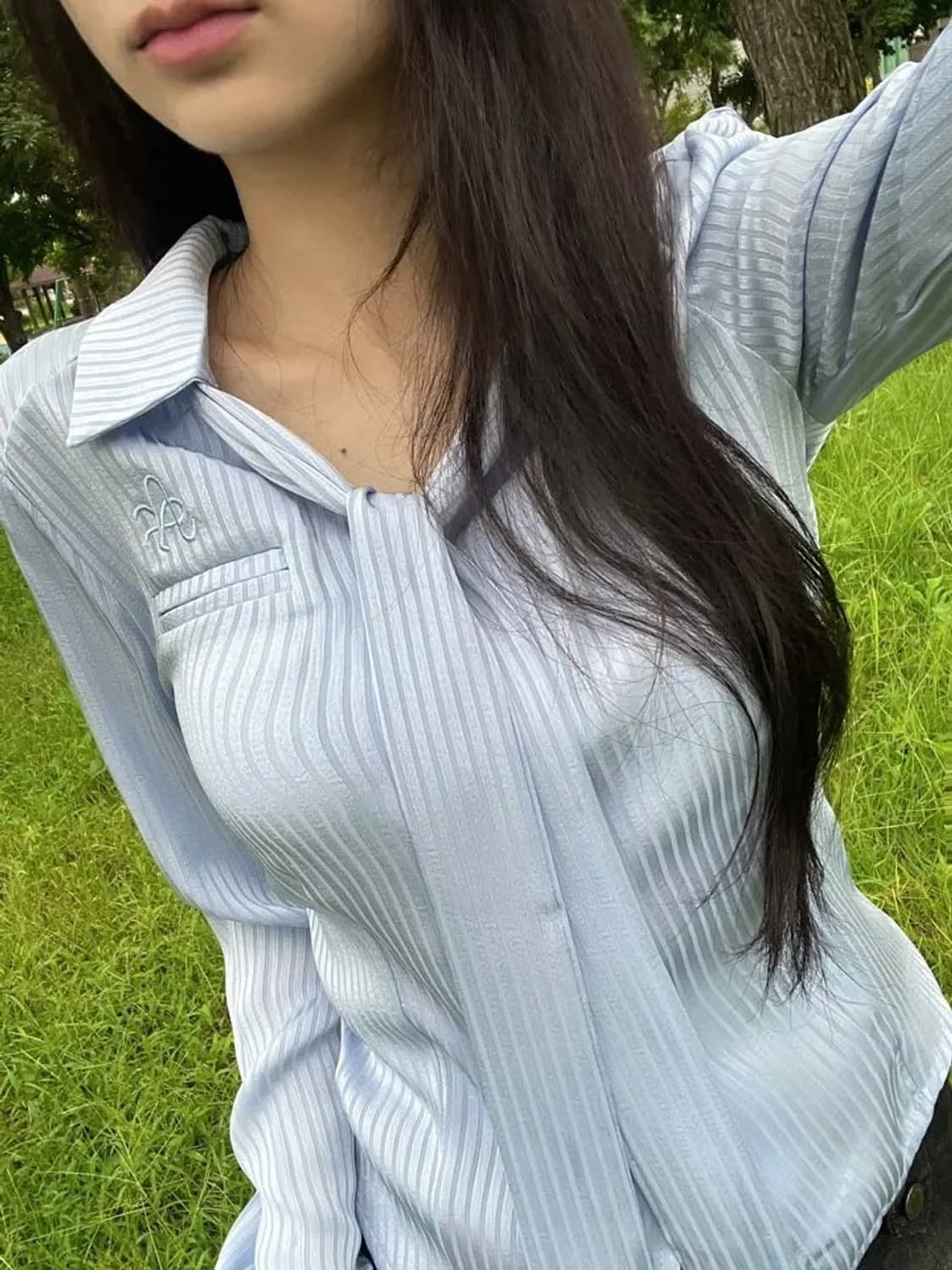 지비지 blue ite shirt  상품이미지3