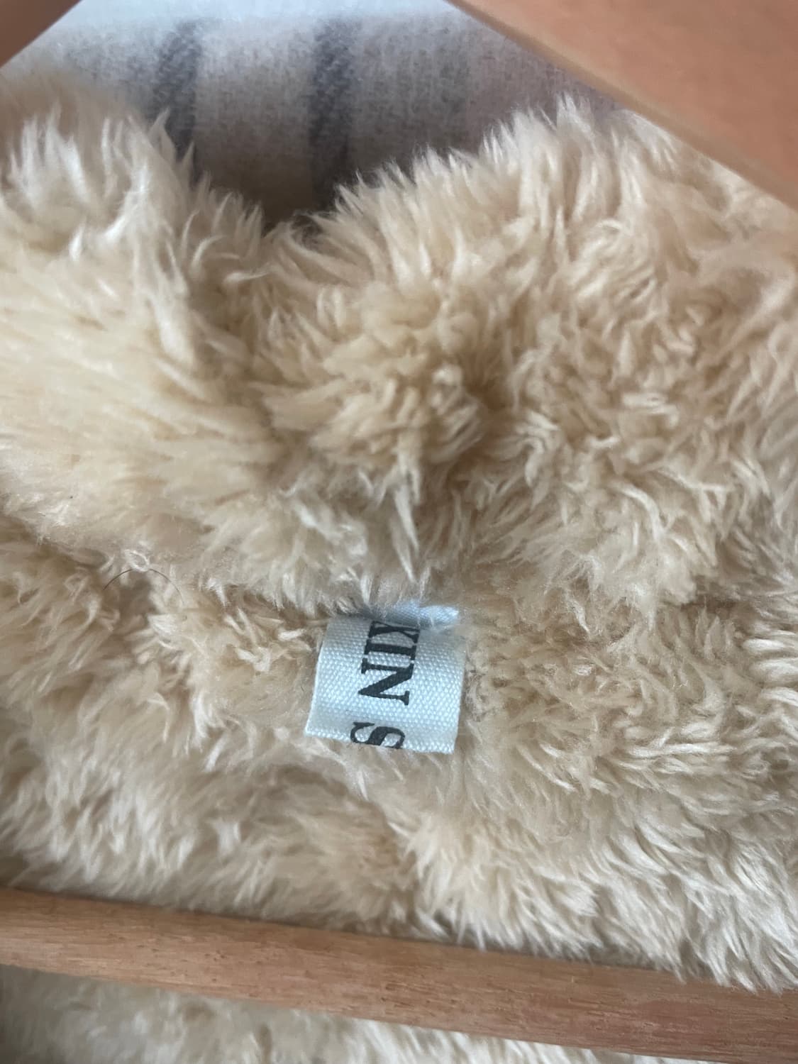 모리걸 빈티지 데님 양털 후드 자켓 💙💛 상품이미지3