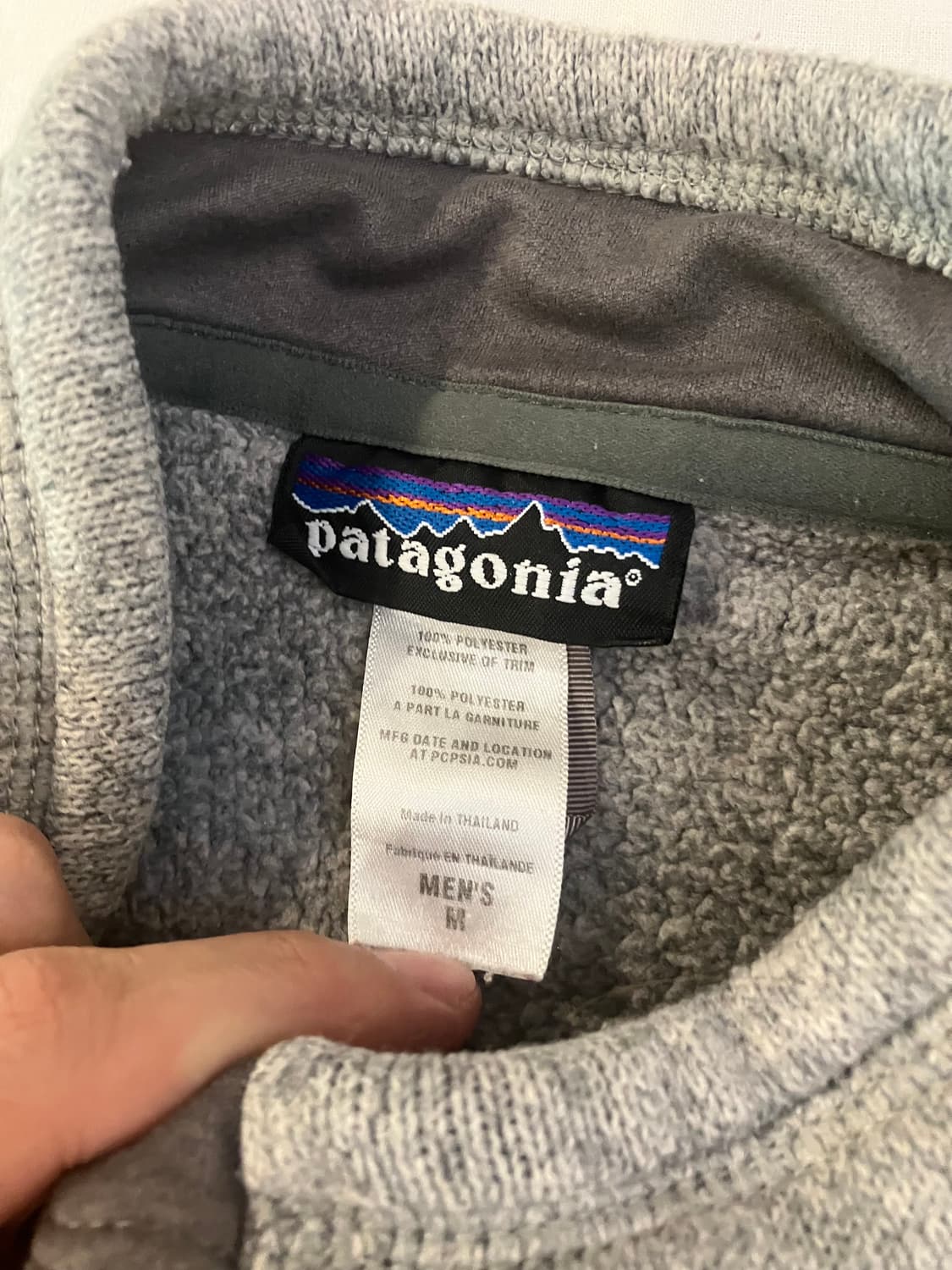 파타고니아 베터 플리스 스웨터 집업 그레이 상품이미지5