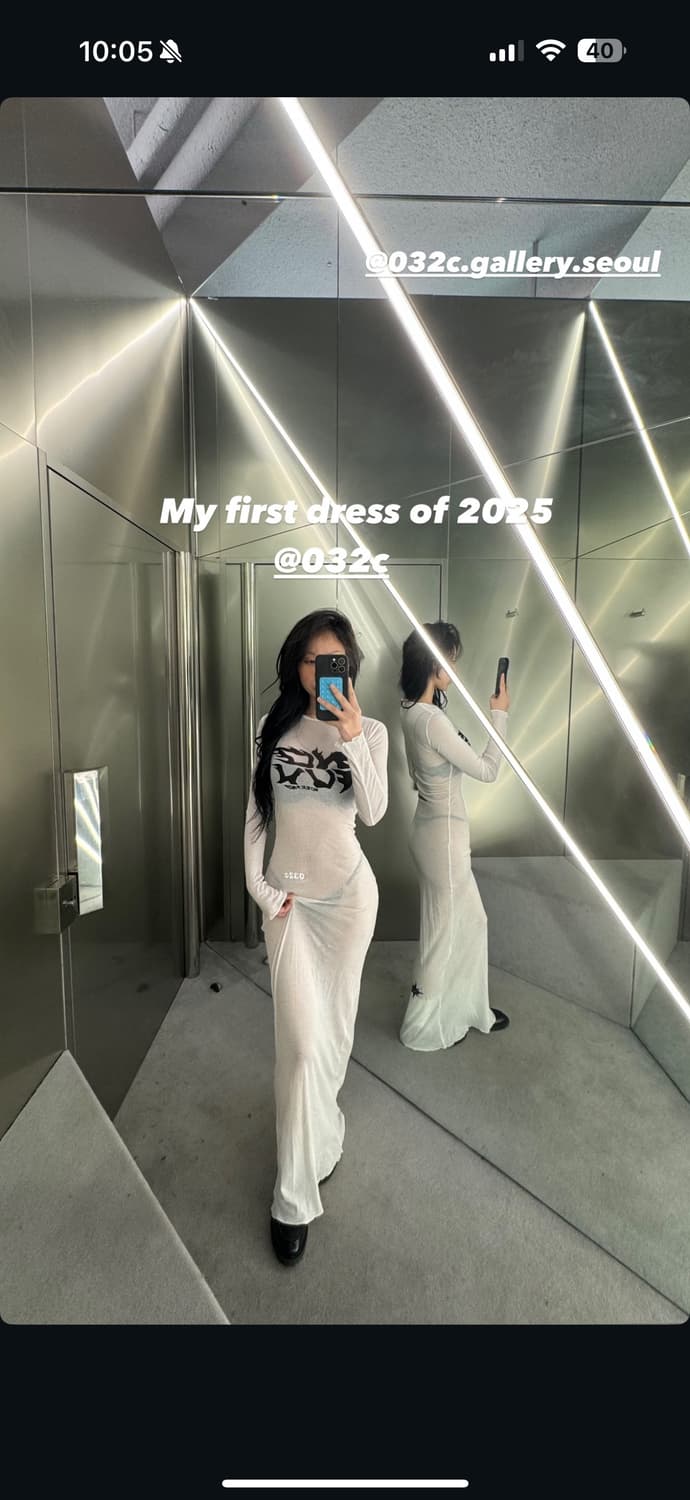 032c black sun RIB DRESS  상품이미지1