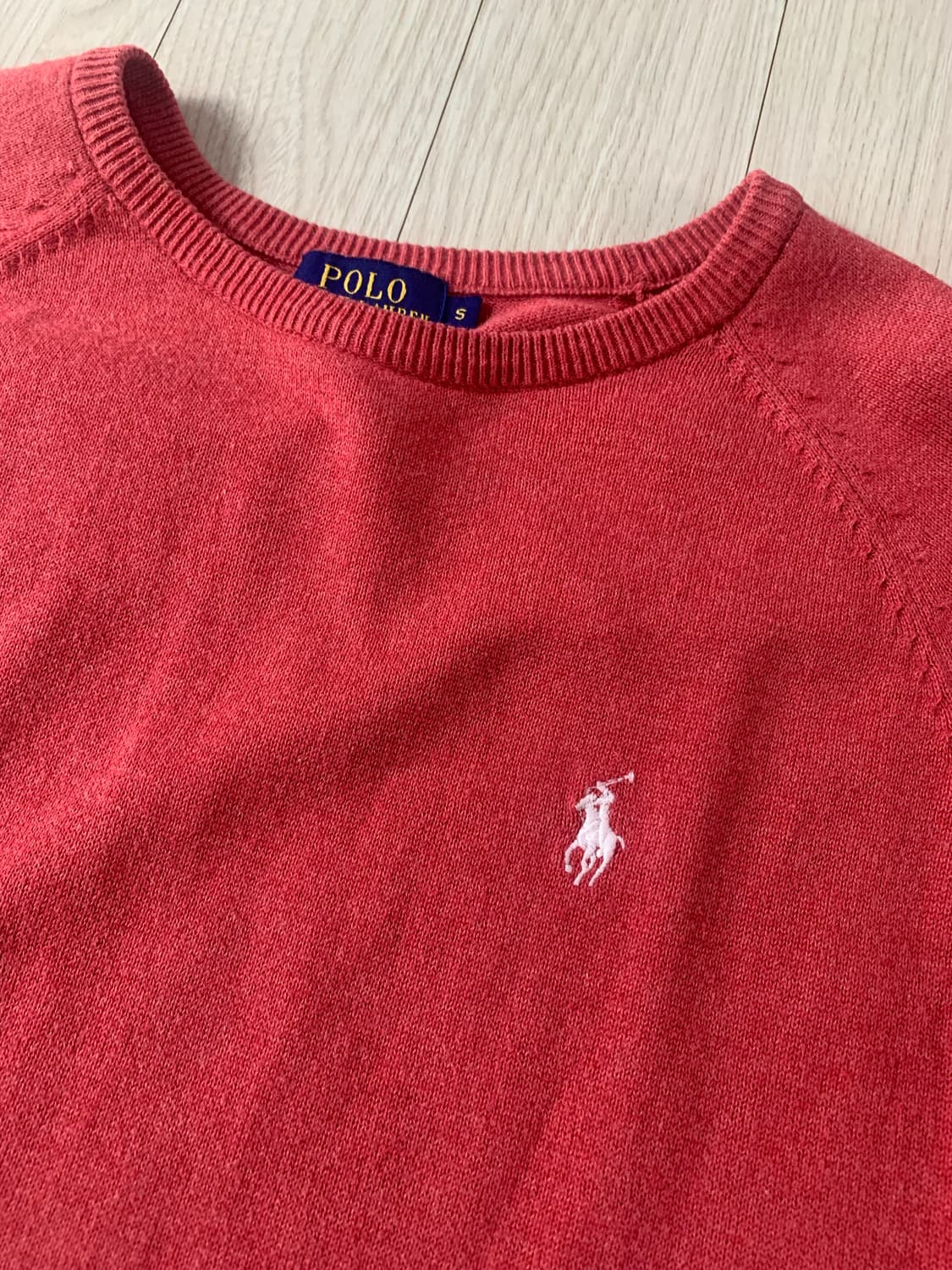 폴로 랄프로렌 핑크 니트 스웨 상품이미지2