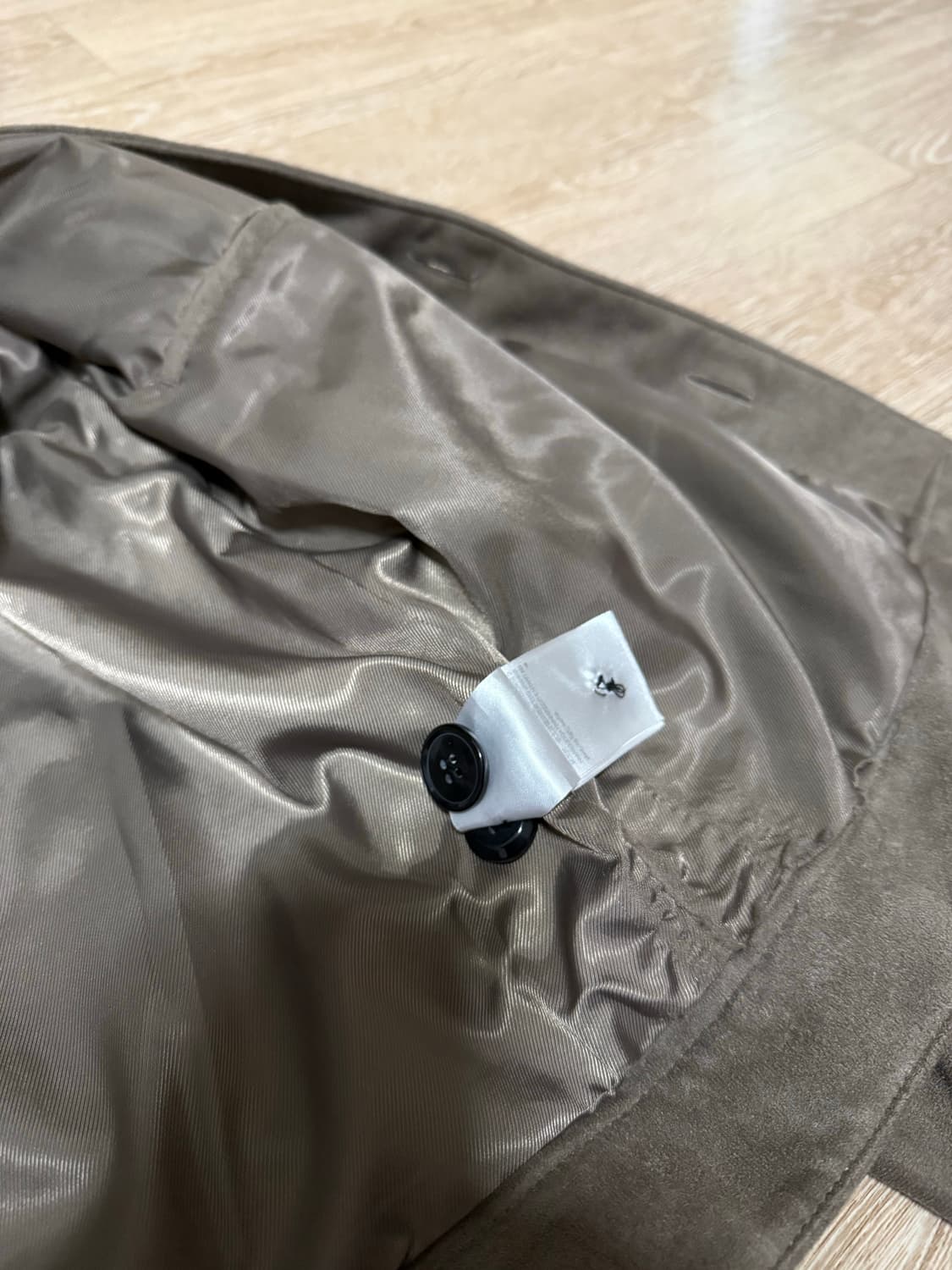 H&M 스웨이드 자켓 브라운 170/90A 상품이미지4