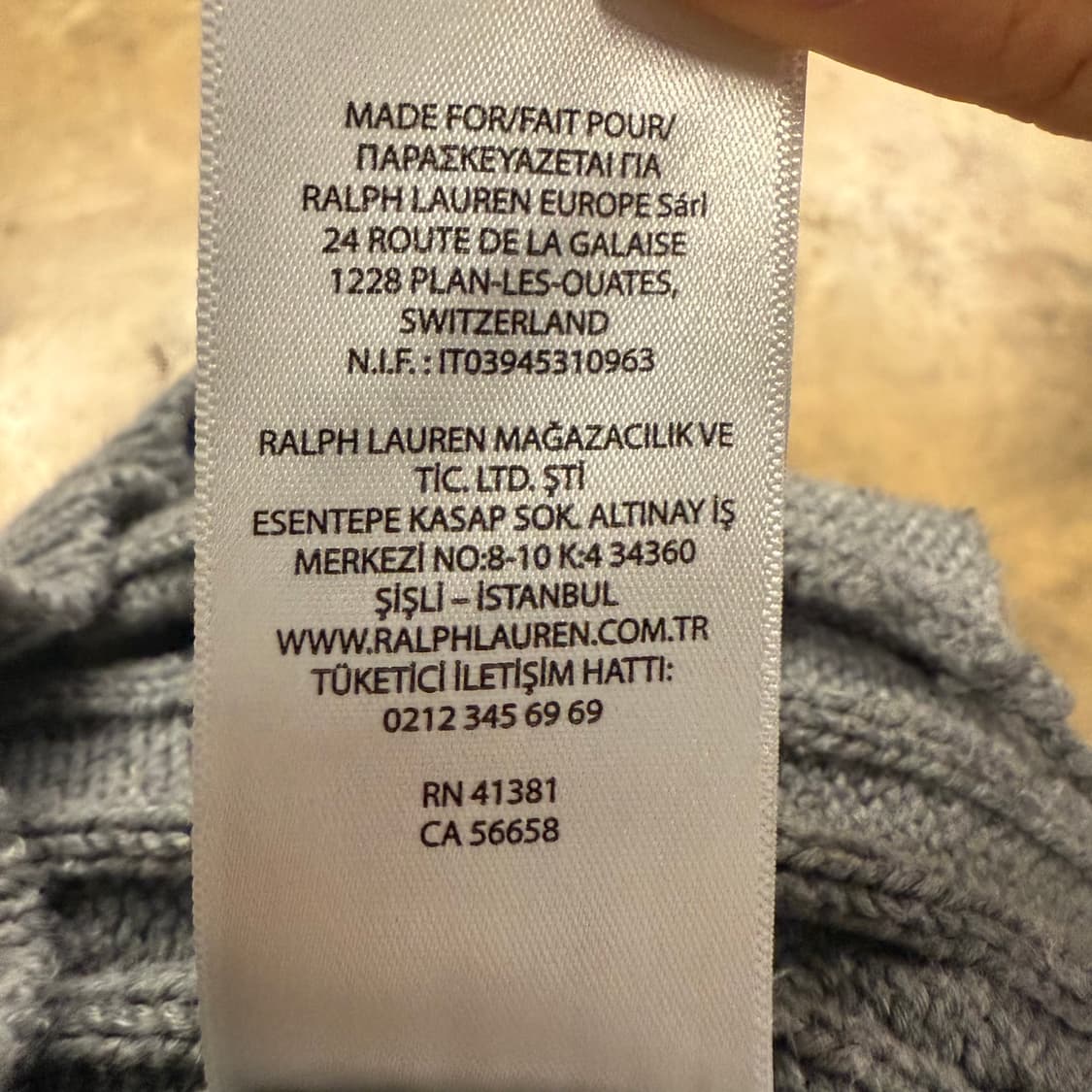 폴로 랄프로렌 그레이 꽈배기 니트 가디건 상품이미지7