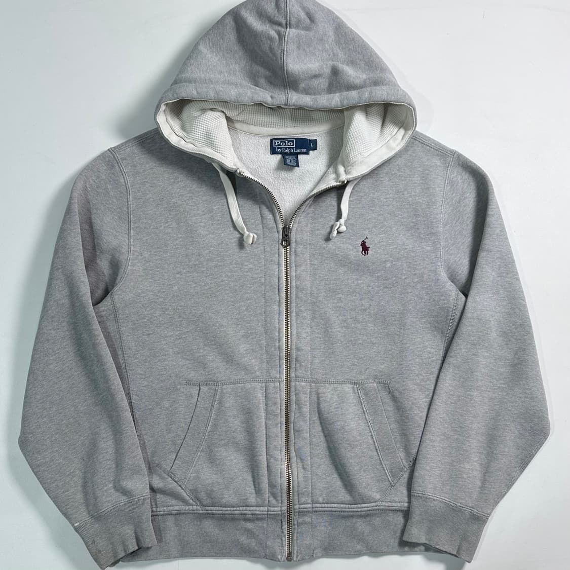 폴로 랄프로렌 그레이 후드집업 상품이미지1