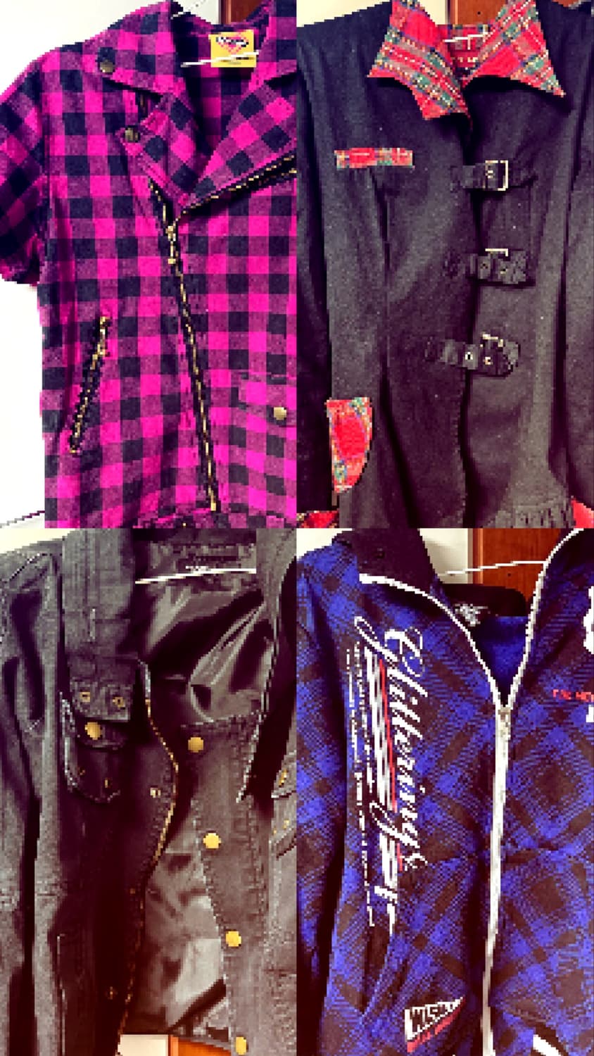 펑크 일괄 판매 바디라인 재킷 후드집업 상의 상품이미지1