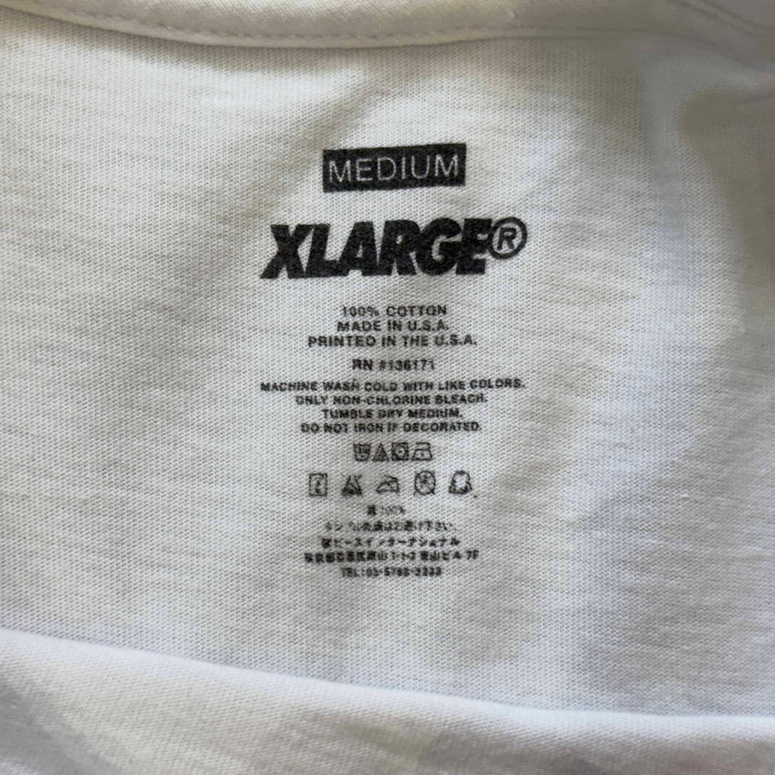 XLARGE 프린팅 반팔 티셔츠 USA 상품이미지5