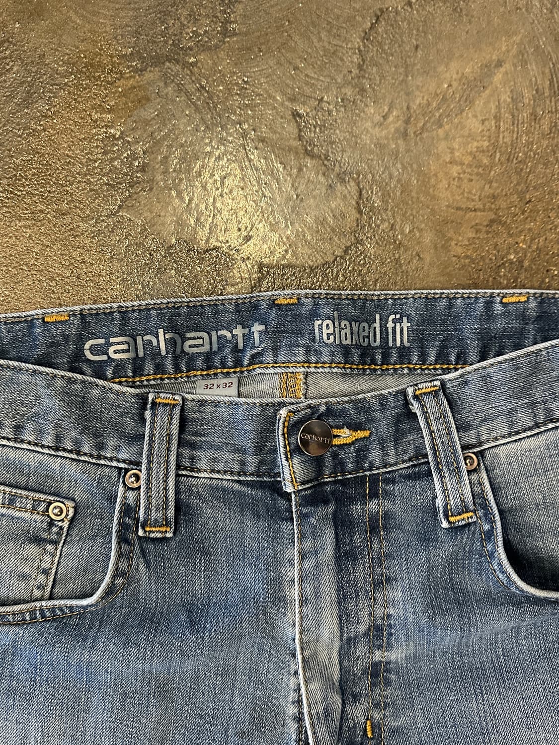 칼하트 릴랙스핏 데님팬츠  32x32 상품이미지4