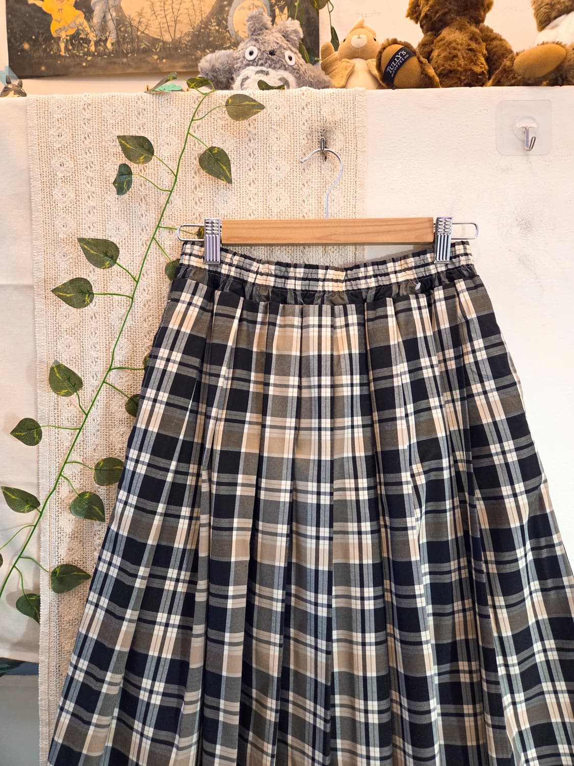 sm2 체크 롱스커트 상품이미지2