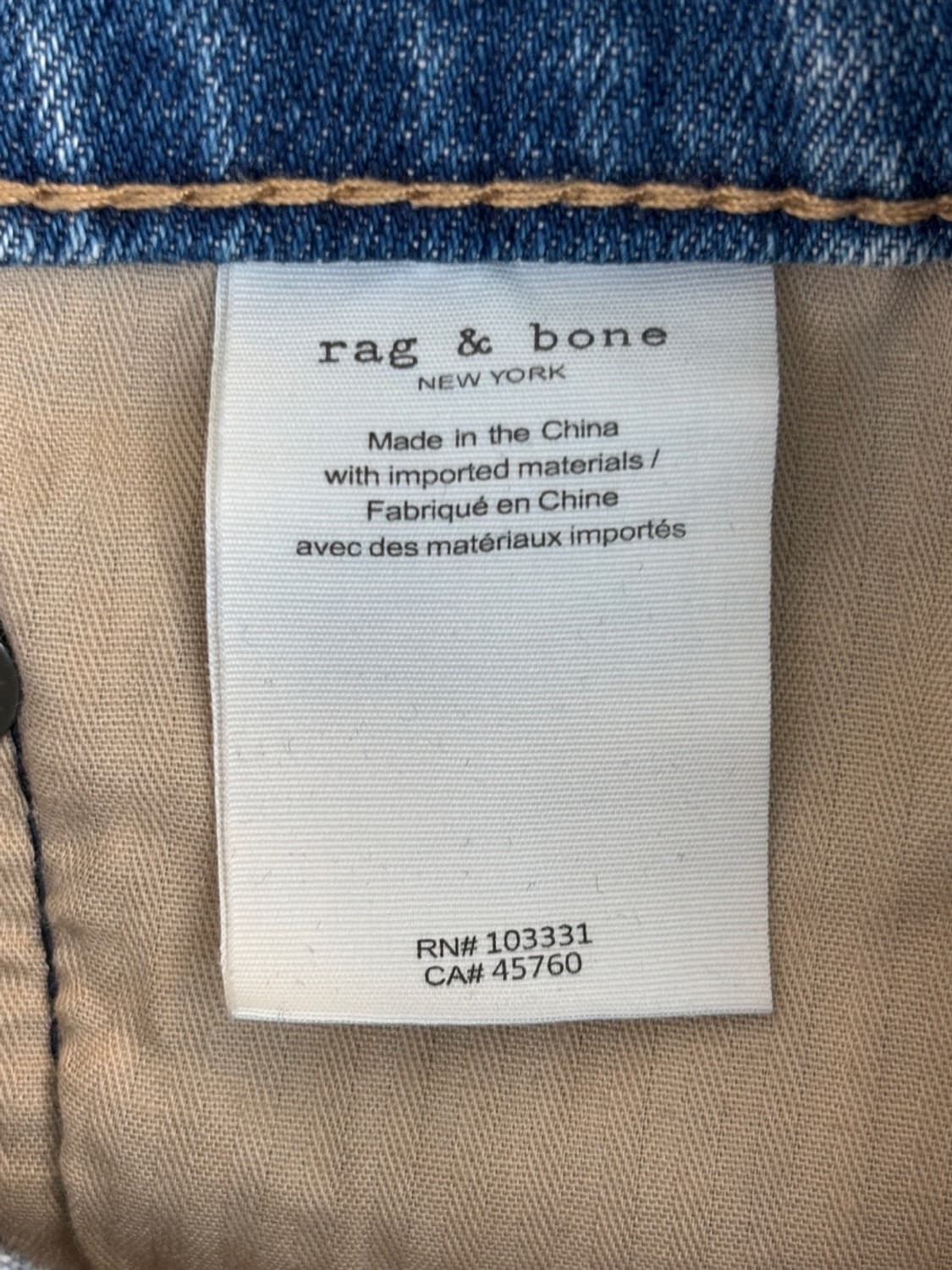 Vintage Rag&Bone Denim Pants 상품이미지7