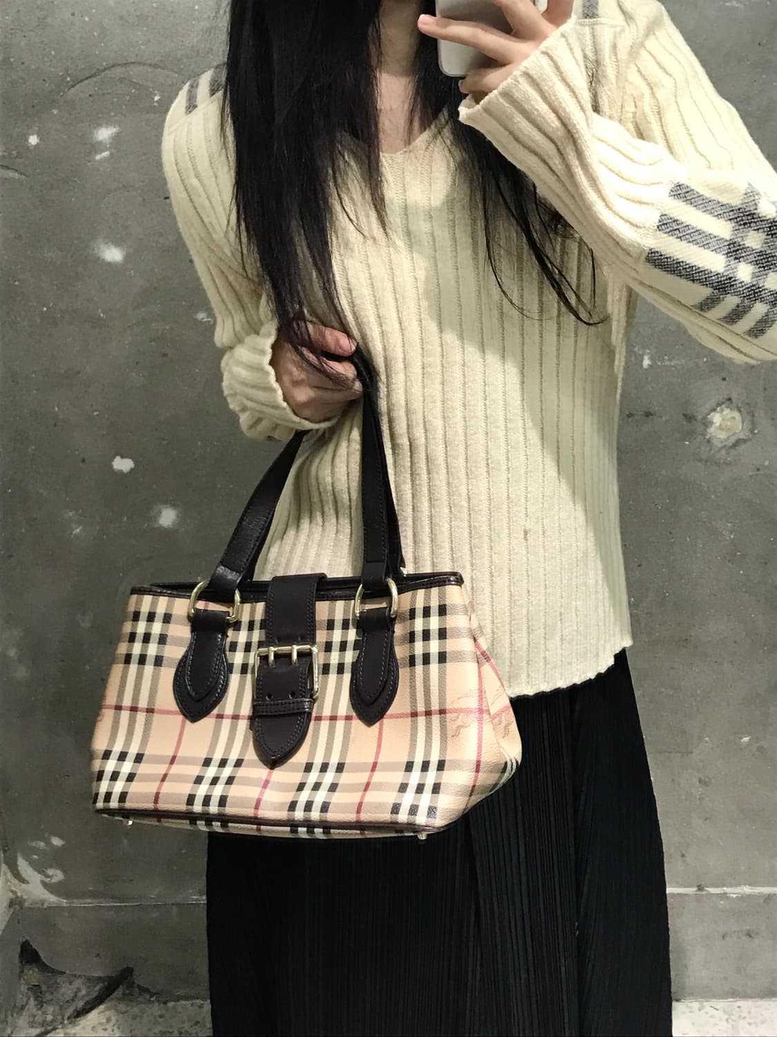 Burberry 버버리 체크 토트백 상품이미지1