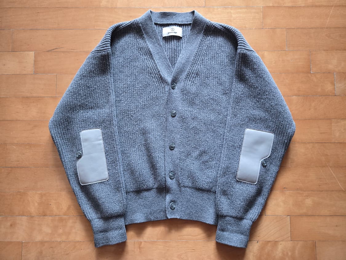 *단종 이얼즈어고(yearsago) 가디건 멜란지그레이 L사이즈 상품이미지1