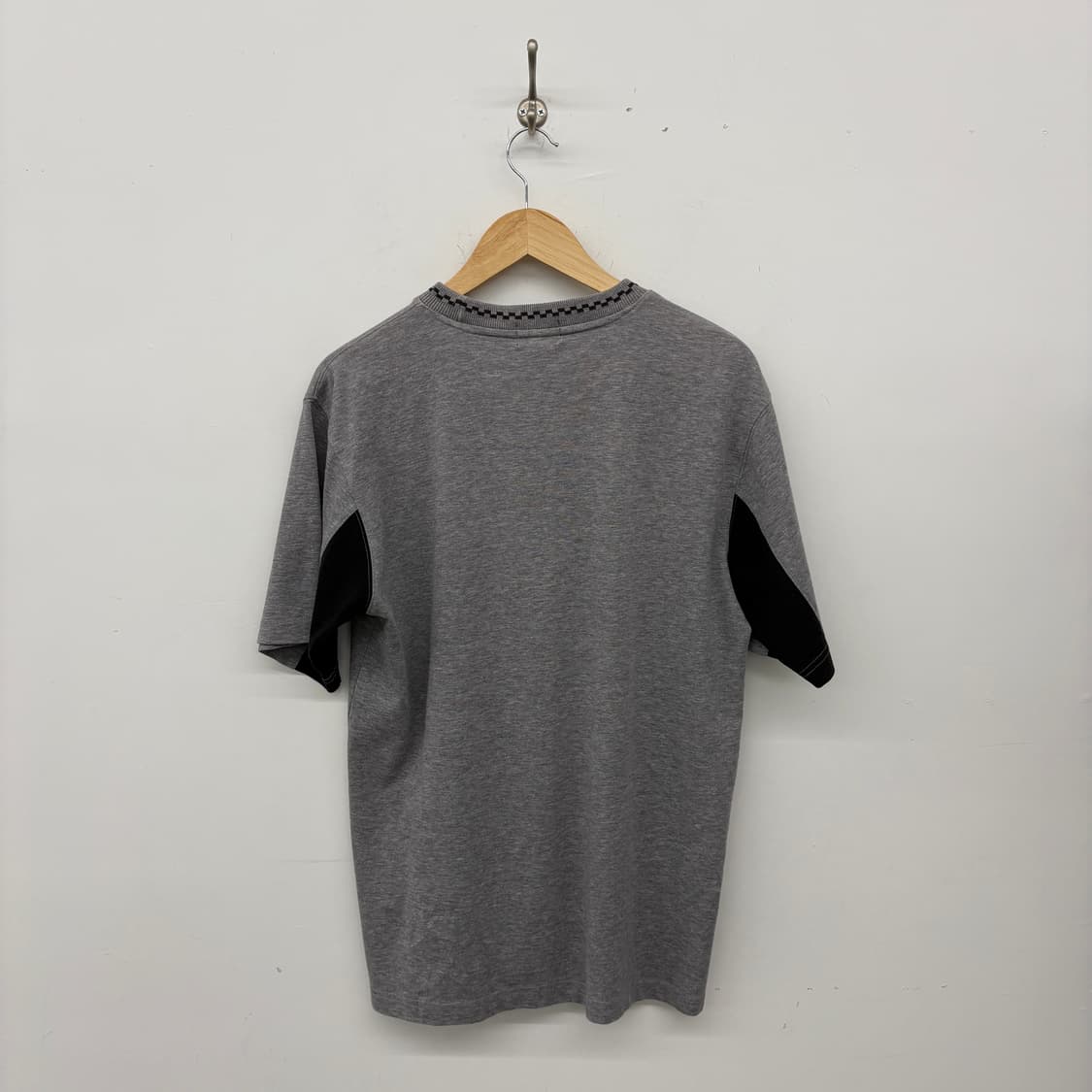 MCM 로고 프린팅 반팔 티셔츠 그레이 남성L 상품이미지5