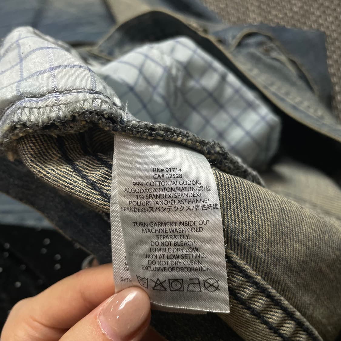 (37) 아르마니 익스체인지 연청 워싱 데님 팬츠 상품이미지4