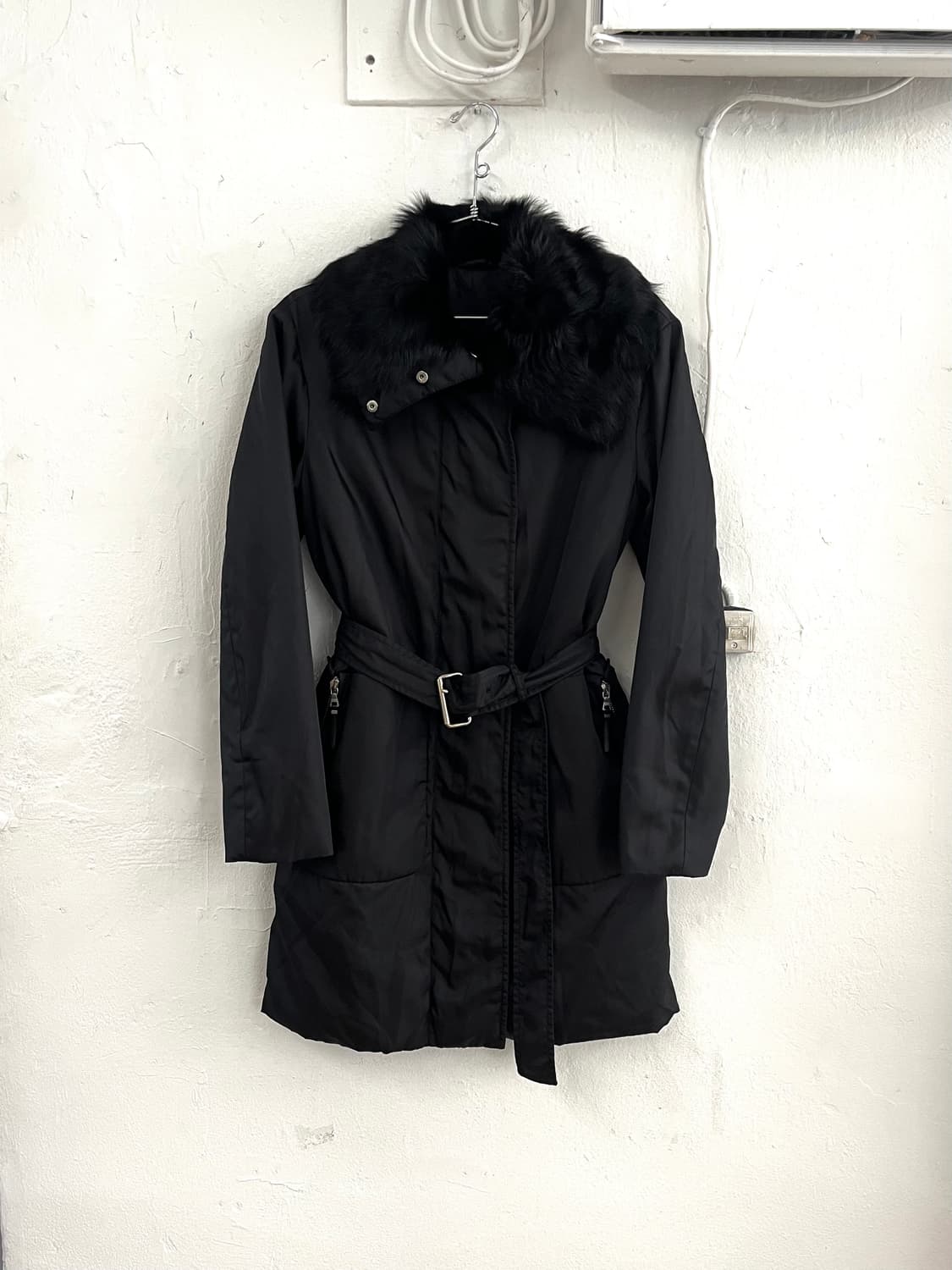 프라다 1999AW 아카이브 폭스퍼 포코노 코트 상품이미지3