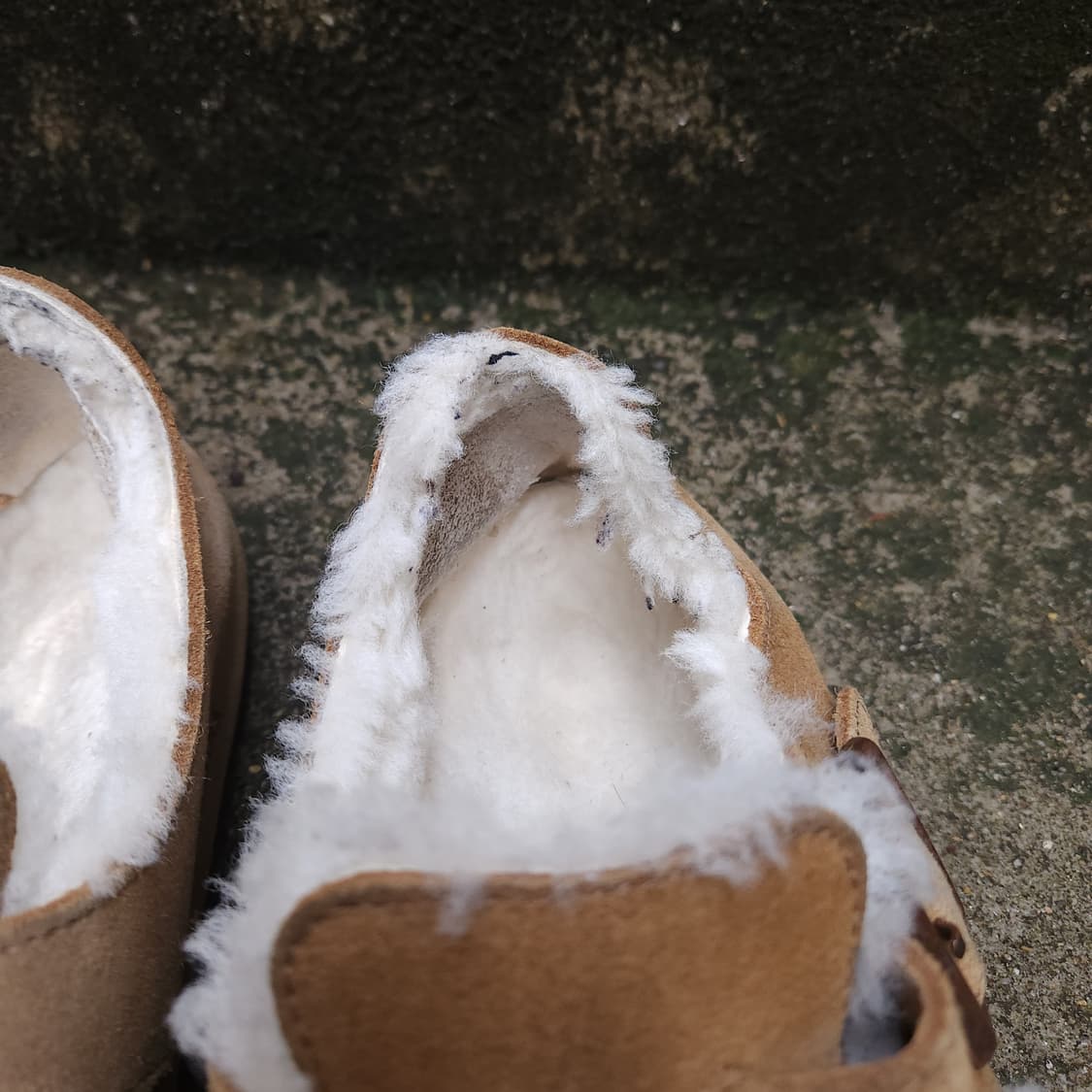 [42] BIRKENSTOCK 런던 시어링스웨이드 가죽 - 다크 티 상품이미지4