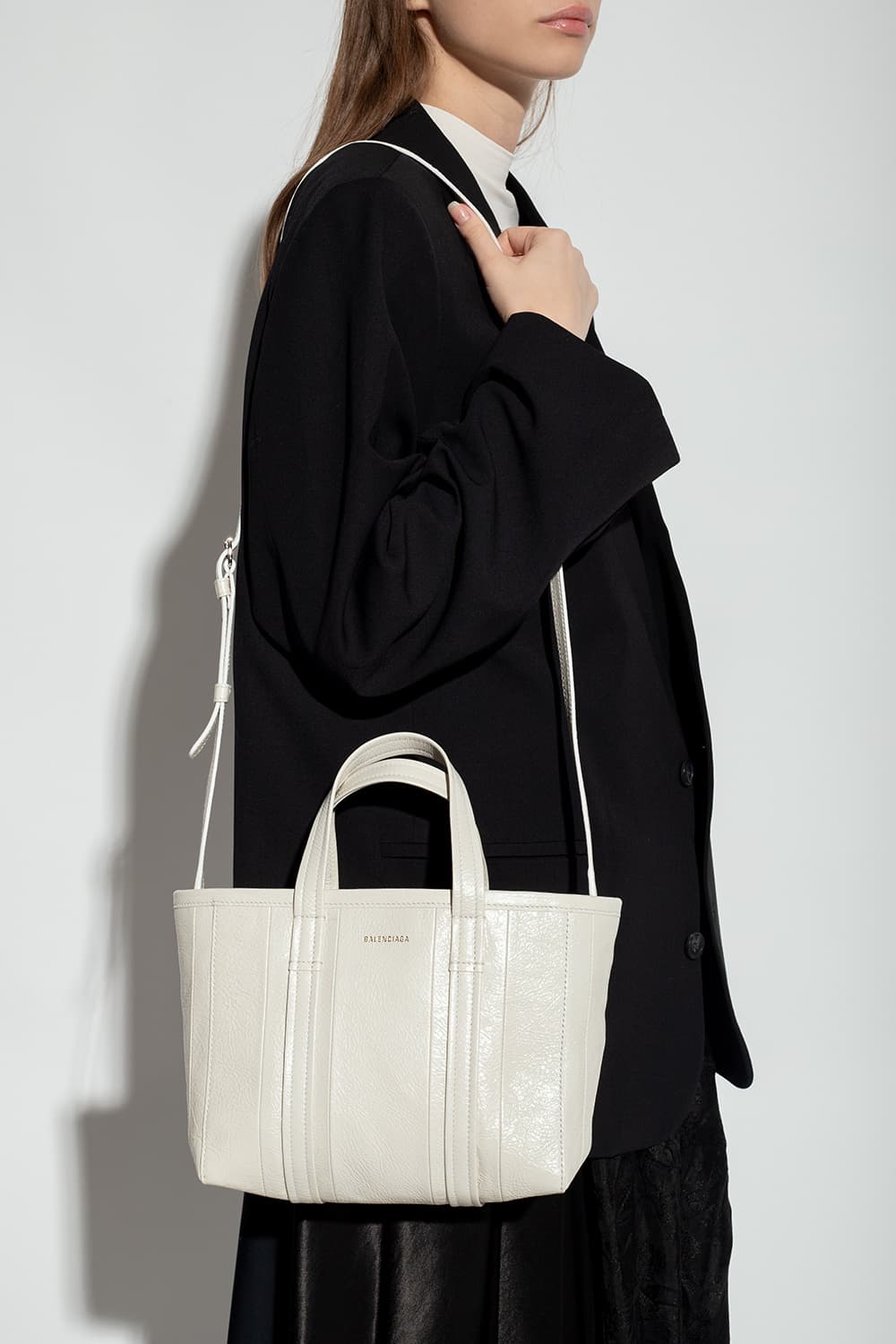 발렌시아가 이스트웨스트 쇼퍼백 스몰 토트백 크로스백 상품이미지7