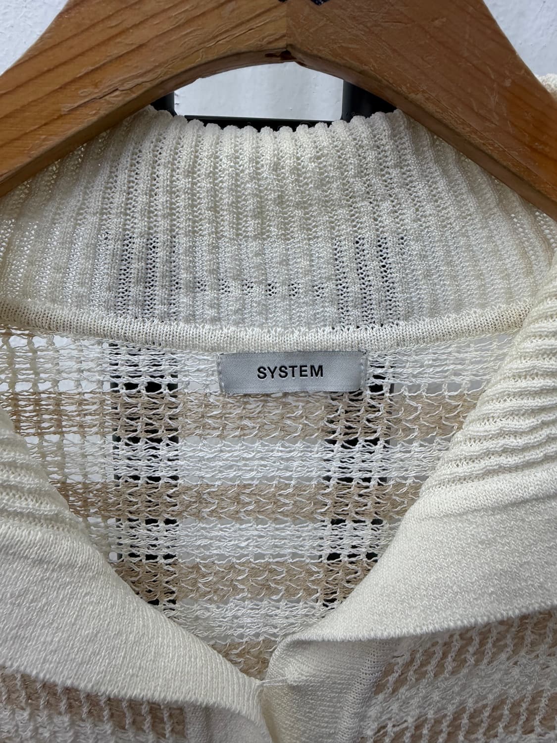 정품) SYSTEM 시스템 한섬 23ss  니트 가디건 90F 상품이미지6