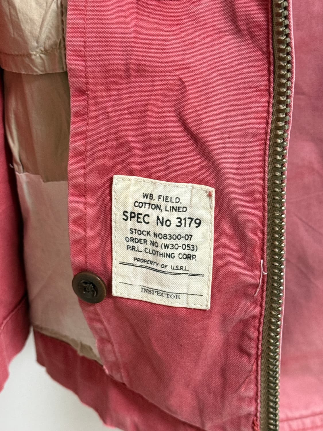 빈티지 선페이딩 폴로 랄프로렌 스윙탑 코튼 자켓 XL 상품이미지9