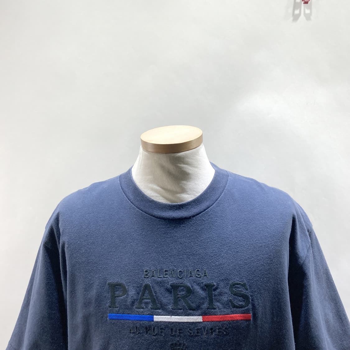 발렌시아가 정품 PARIS로고자수 반팔티 M  상품이미지2