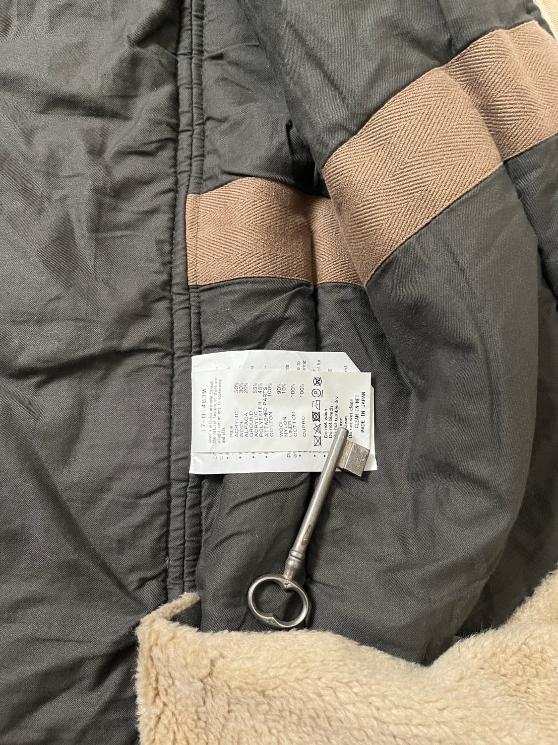 사카이 셰르파 플리스 더플코트 sacai men 퍼코트 상품이미지7