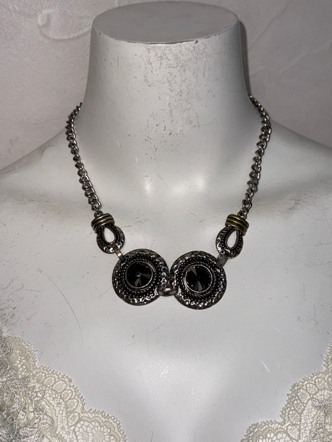 Bold antique ornament chain necklace 상품이미지5