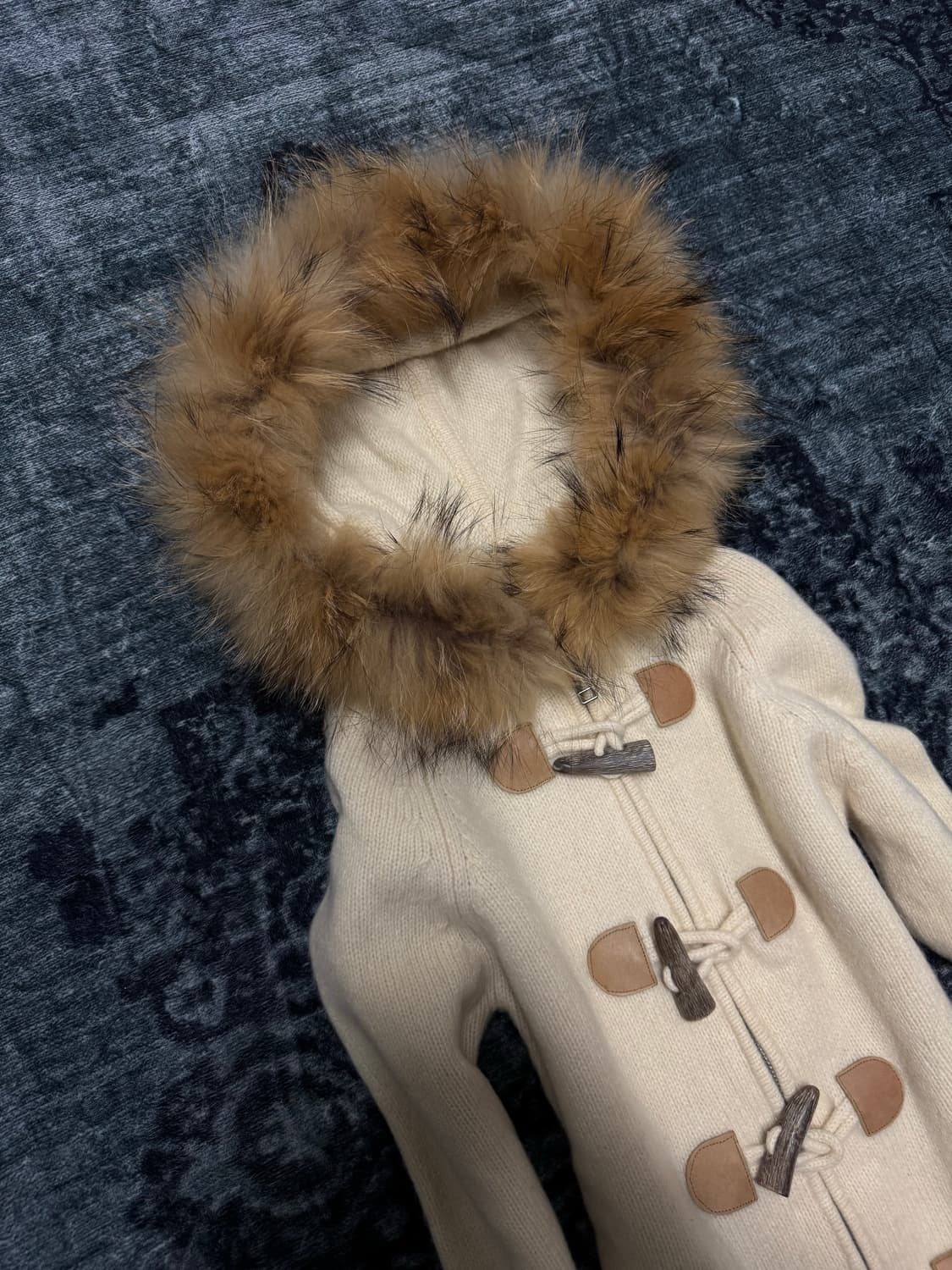 Burberry blue label 00s trimming fur car 상품이미지2