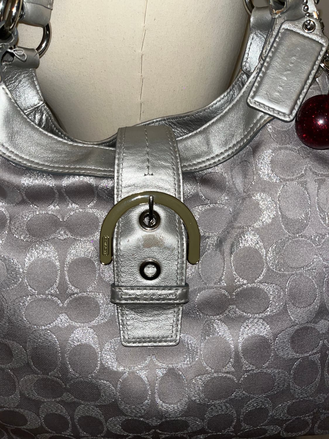 Coach Silver Hobo Bag 상품이미지4