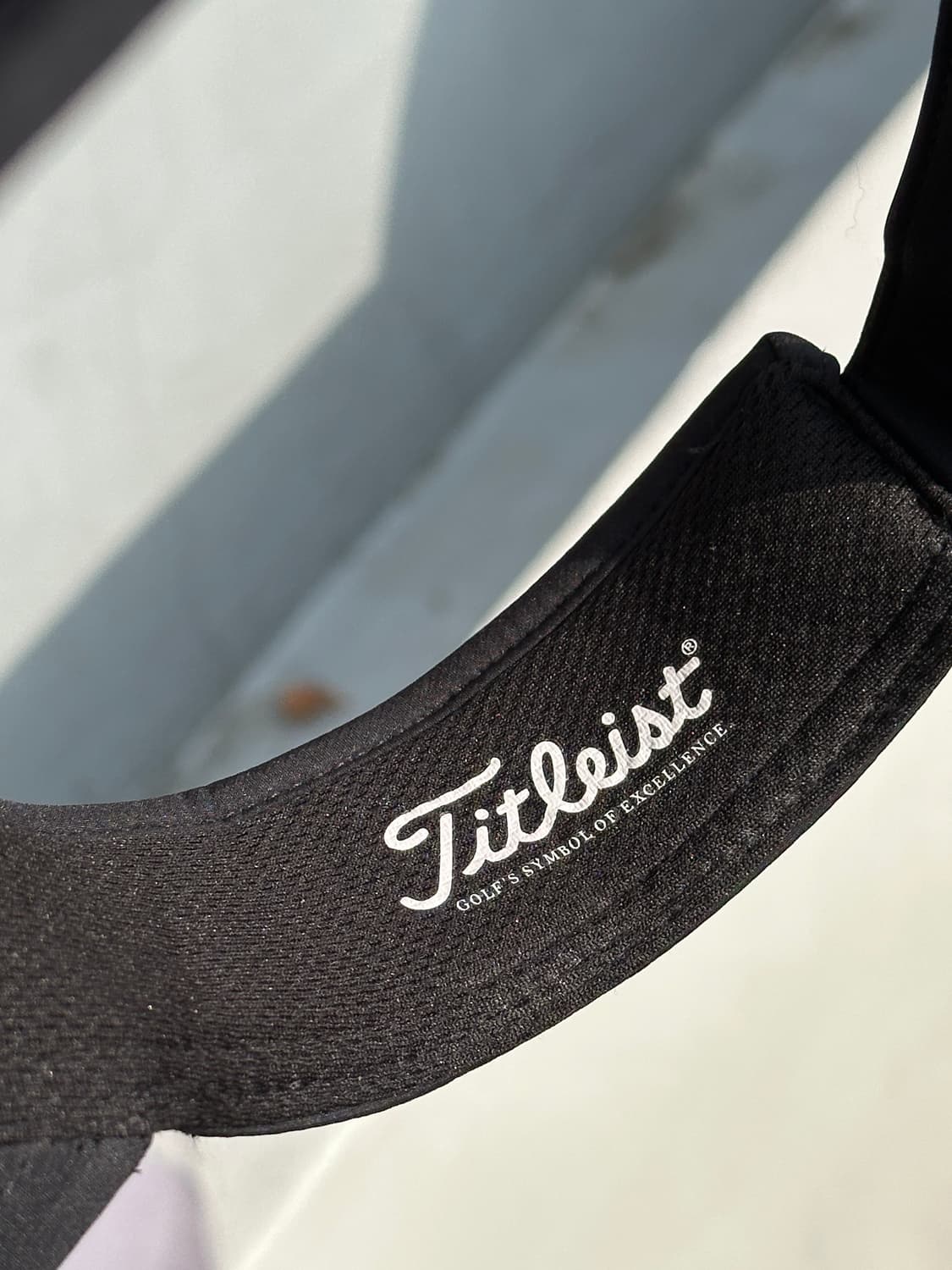[F] 타이틀리스트 로고 블랙 썬바이저 썬캡 모자 a 상품이미지7