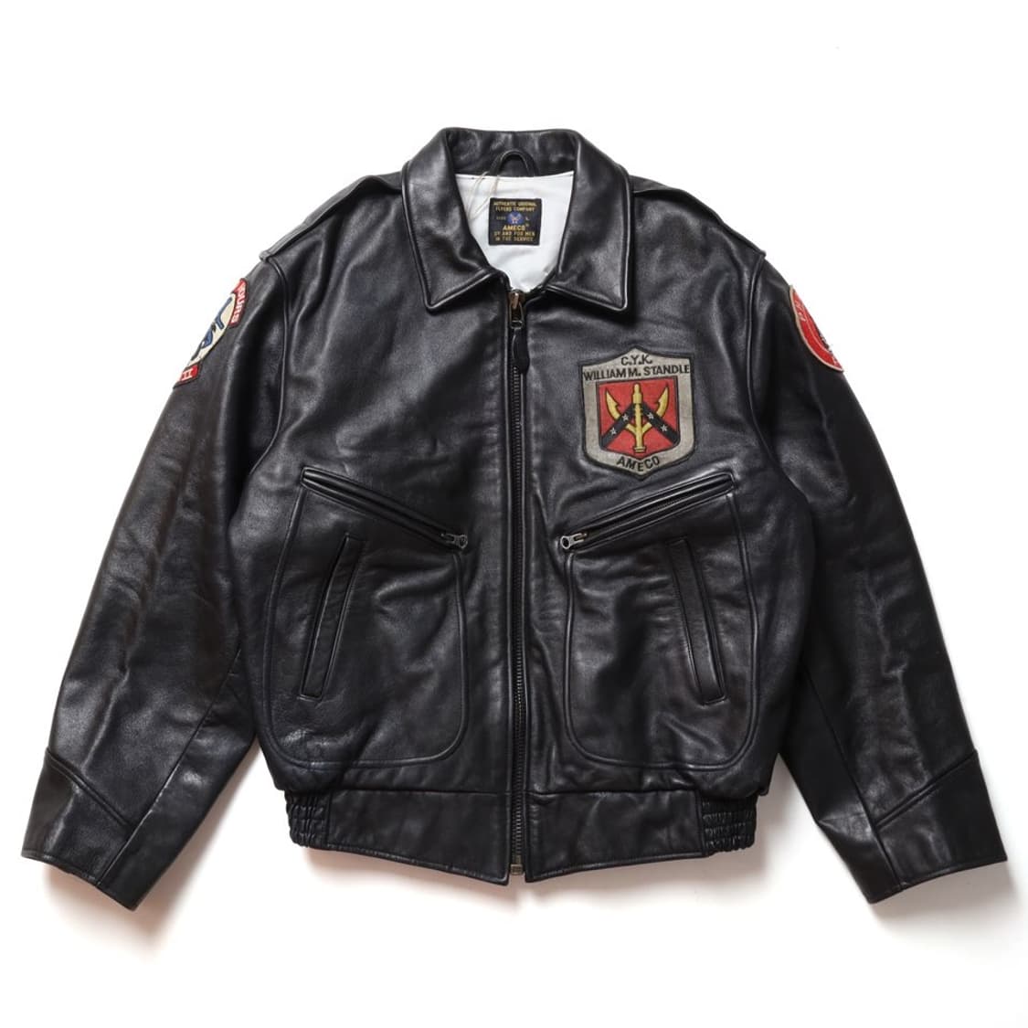 AMECO Patchwork Rider Jacket   상품이미지4
