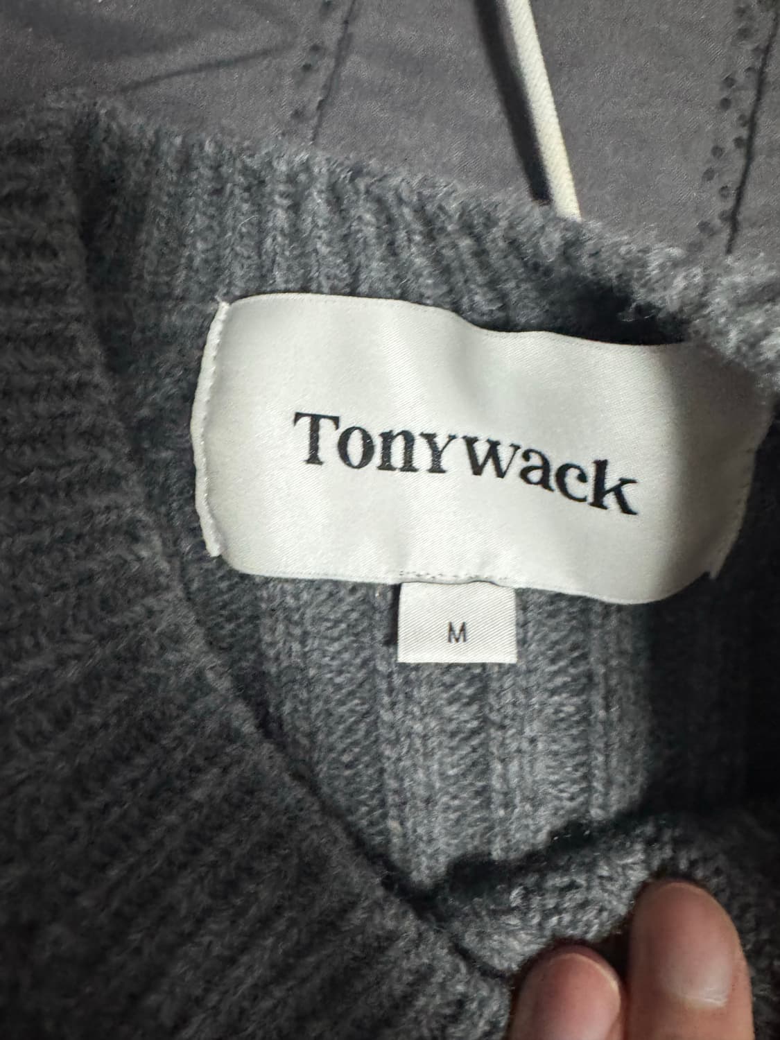 토니웩 울 레글런 니트 캐시미어 m 상품이미지2