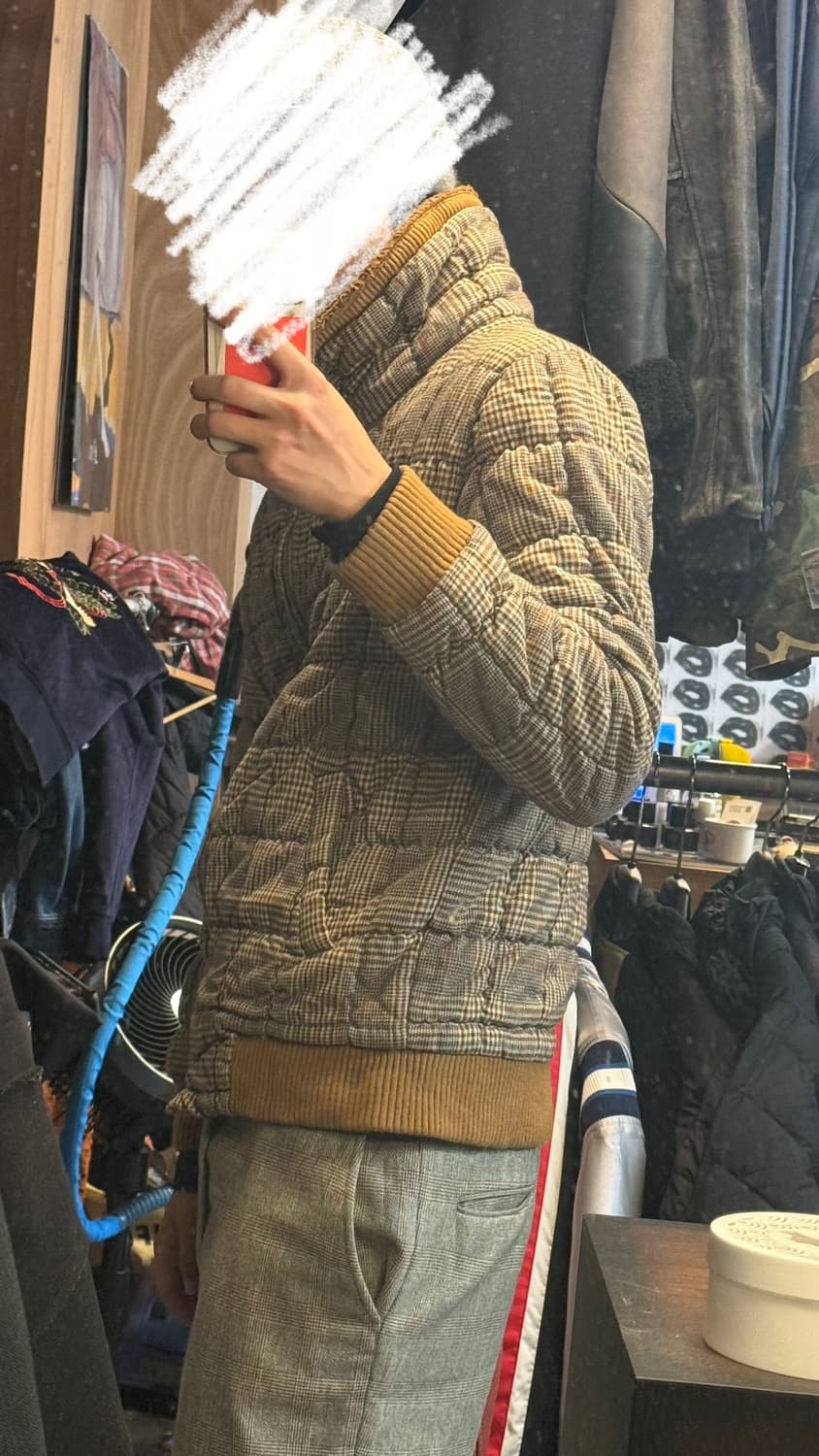 랭글러 빈티지 블루벨 패딩 자켓 상품이미지5