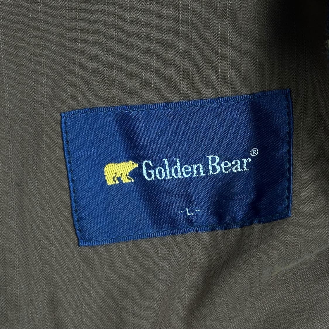 골든베어 재팬 미니멀 블루종 자켓 브라운 L 상품이미지5