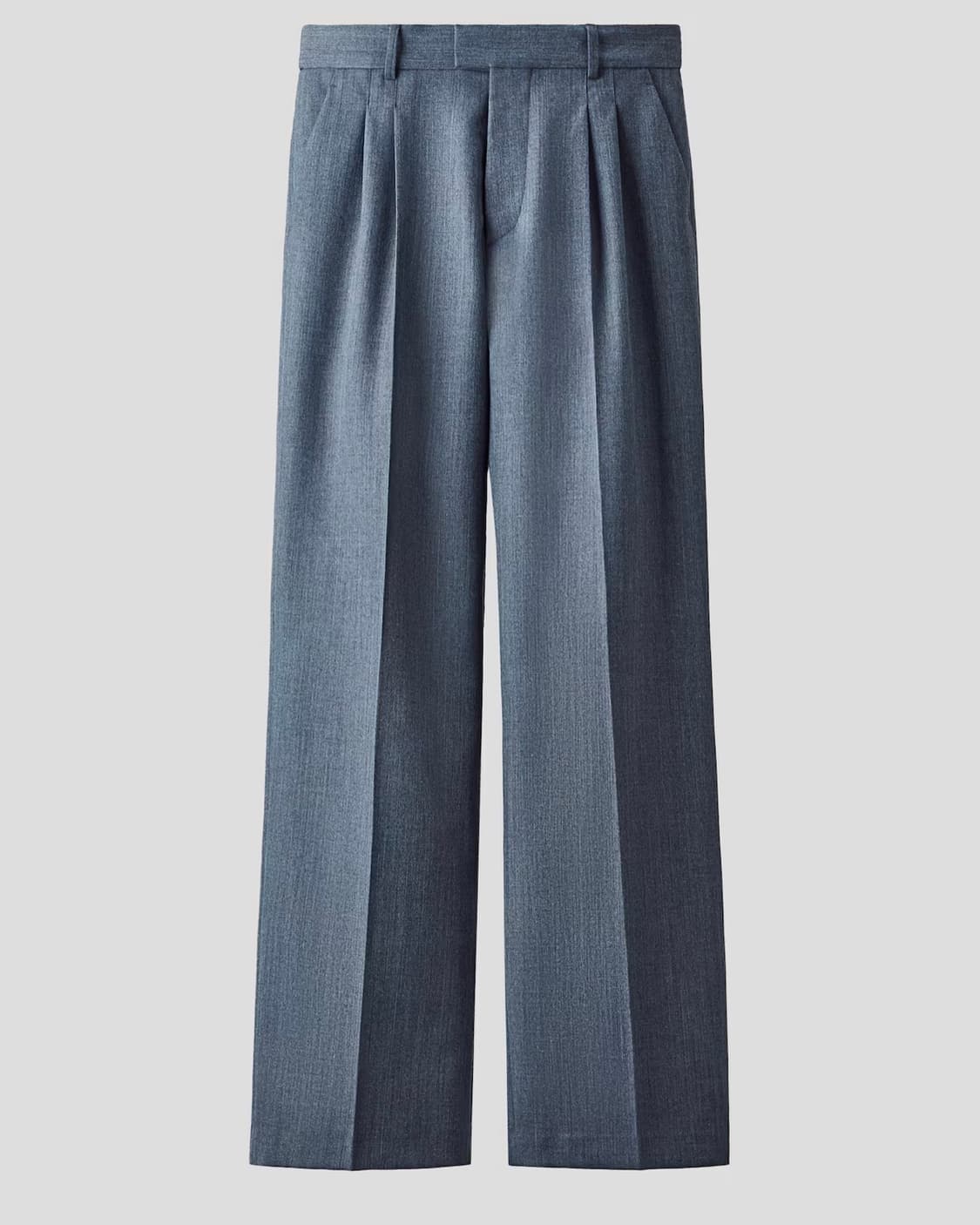 H&M 프리미엄셀렉션 라인 남성 울블렌드 와이드핏 수프 팬츠 48 사이즈 상품이미지1