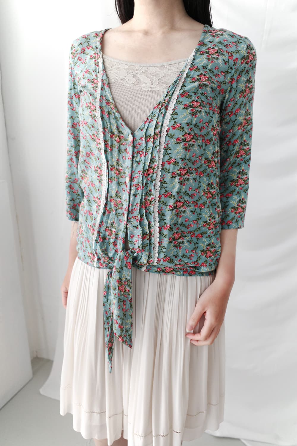 flower lace wrap cardigun 상품이미지6