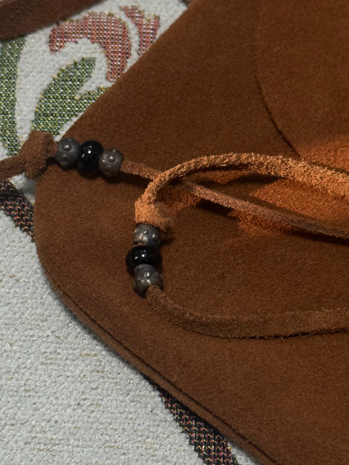 Rendo 렌도 스웨이드백 브라운 착샷o 상품이미지2