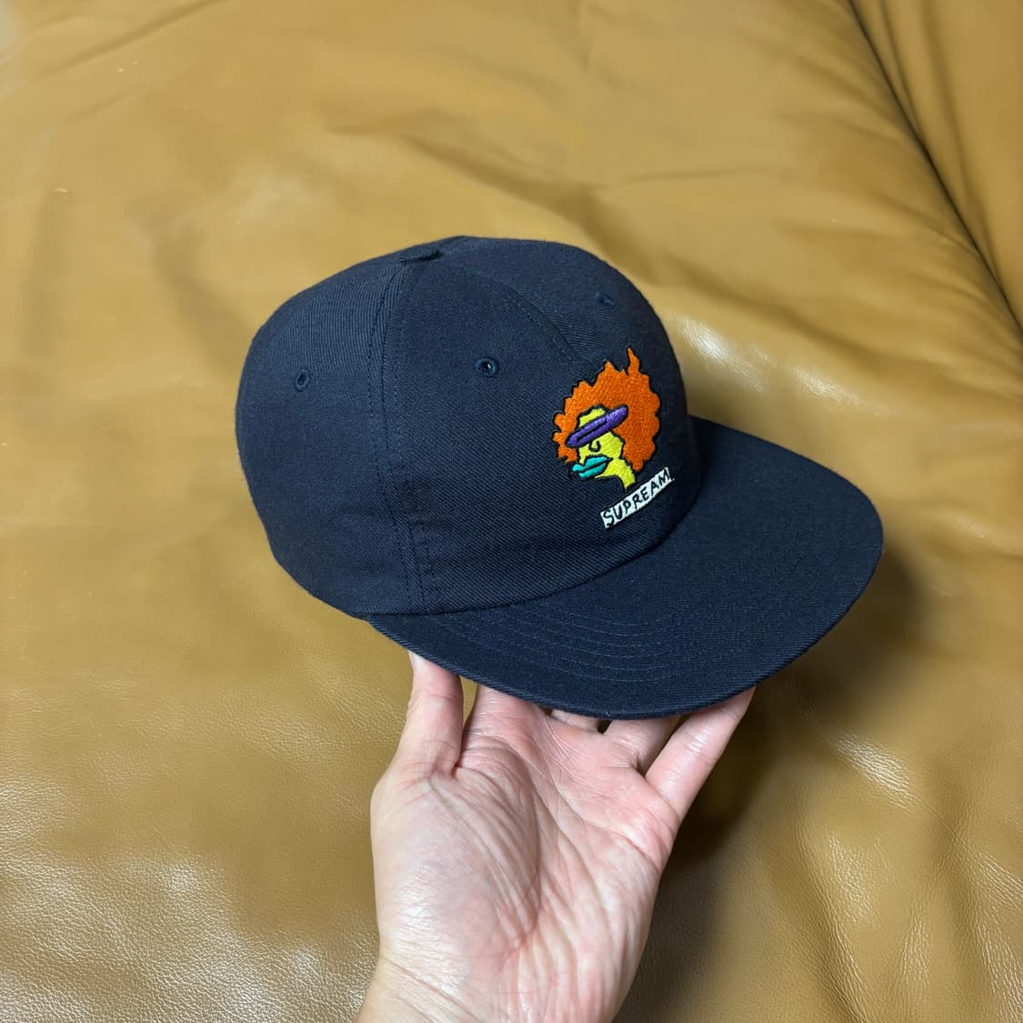 Supreme 슈프림 곤즈 네이비 6패널 볼캡 모자 (Gonz Navy) 상품이미지3