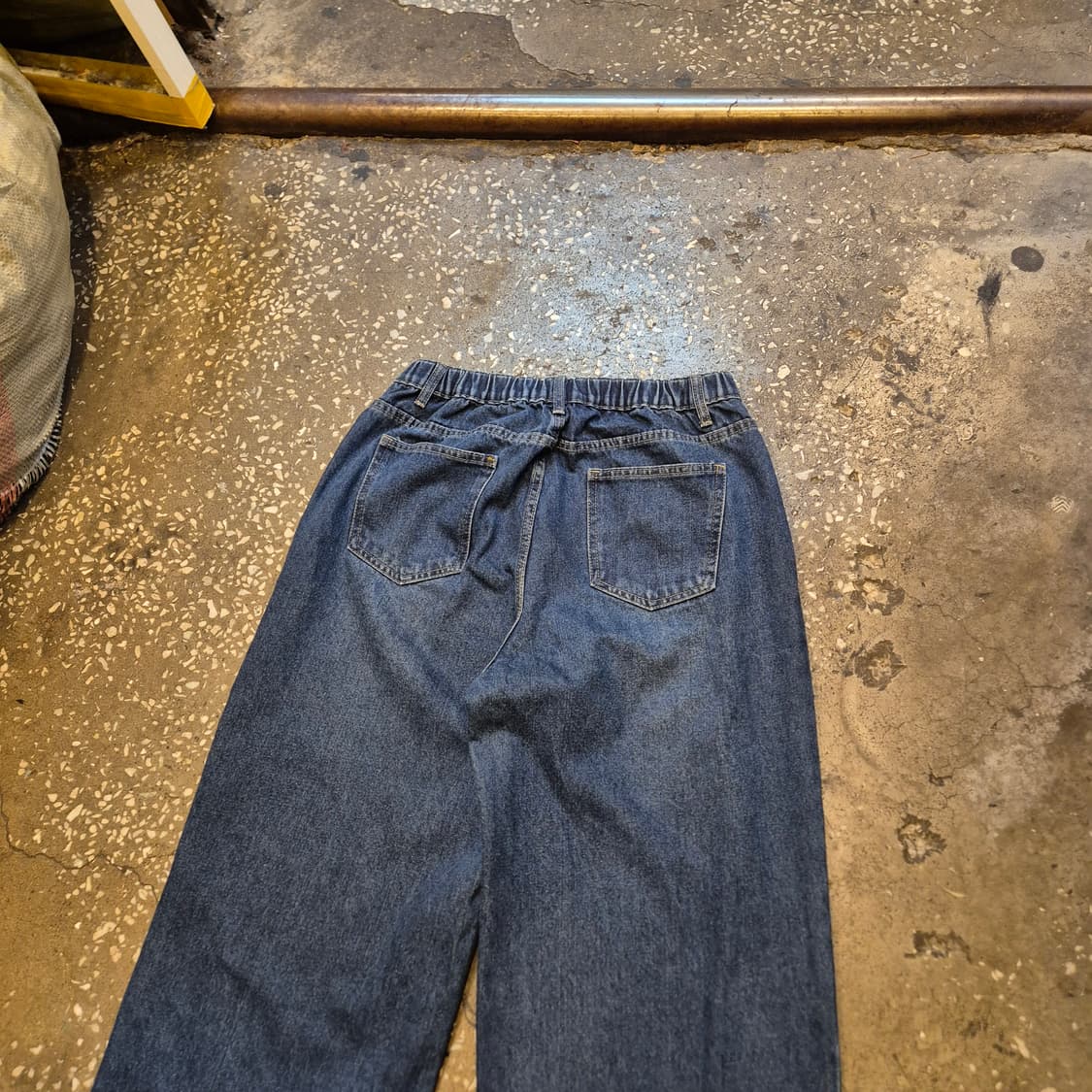 32인치 중청 와이드데님팬츠  상품이미지6