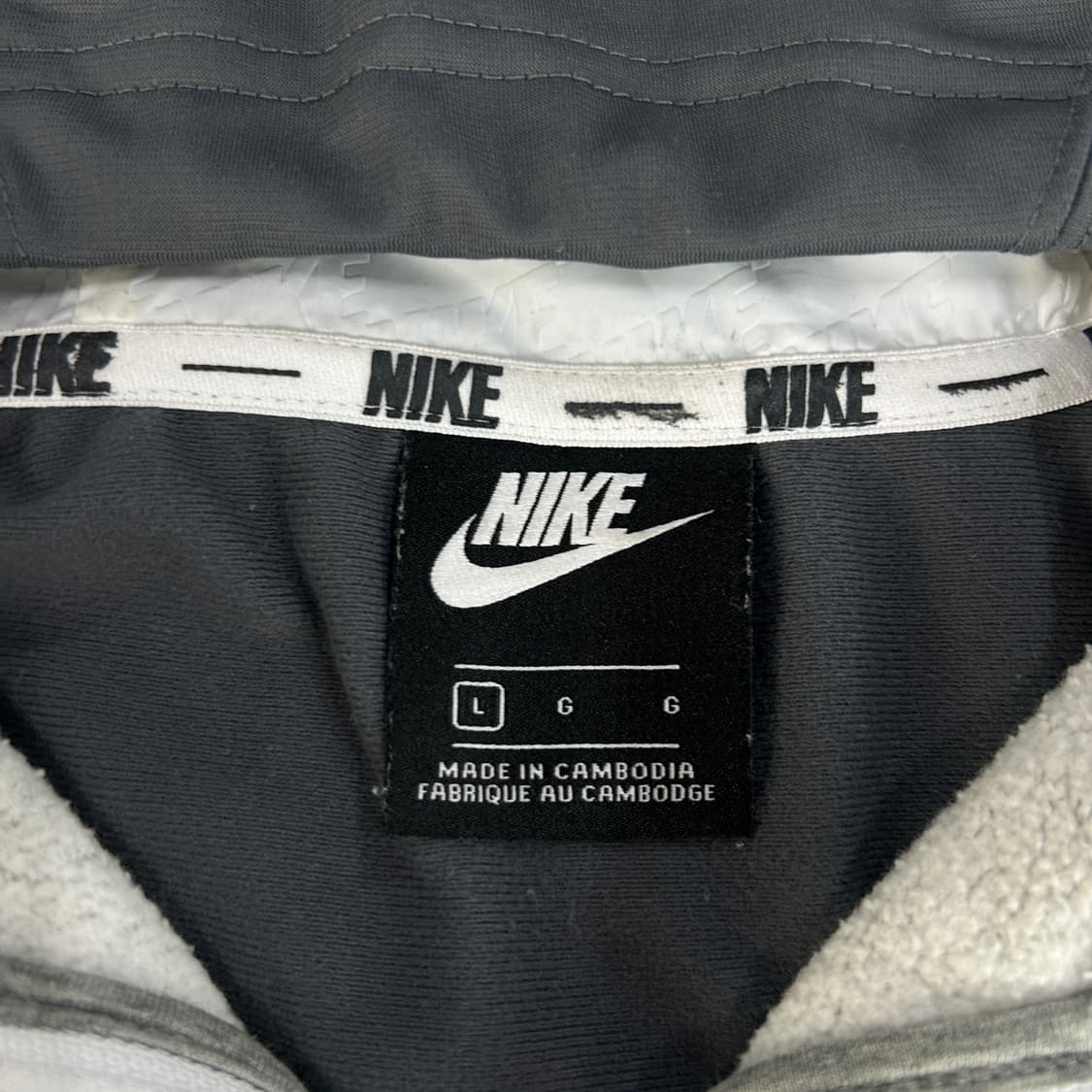 나이키 후드 아노락 그레이/블랙 100 상품이미지2