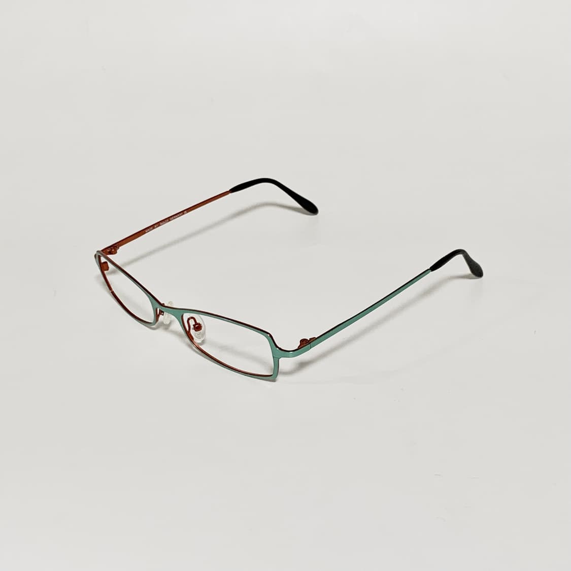 925 데드스탁 빈티지안경 민트 옐로우 메탈 슬림 오벌 스퀘어 미니멀 상품이미지2