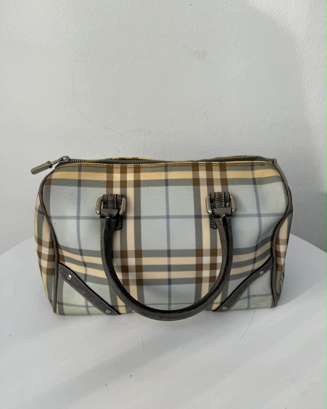 버버리 노바체크 미니 보스톤 토트백 상품이미지4