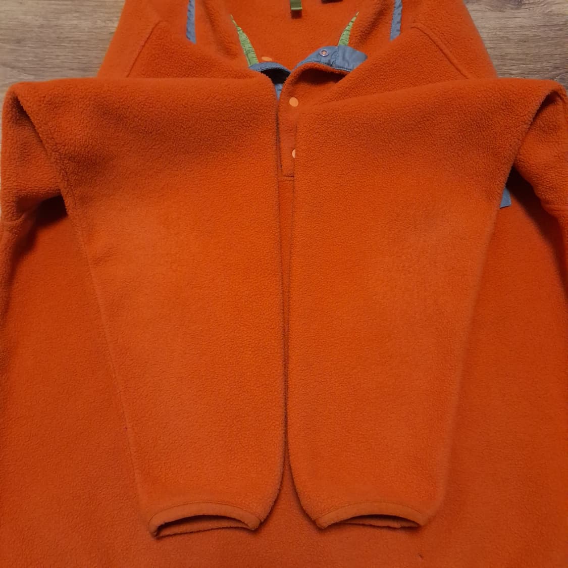 90s 빈티지파타고니아 신칠라 스냅티 오렌지 L 상품이미지4