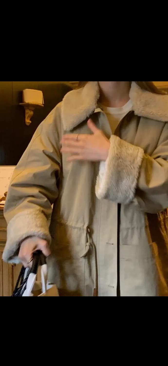 브런치 베이지 야상 상품이미지3