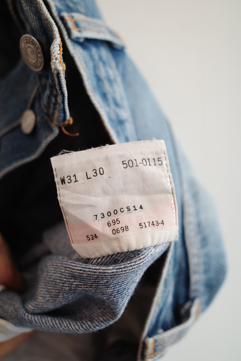 90s Levis 501 빈티지 데님 (MADE IN USA) 상품이미지4