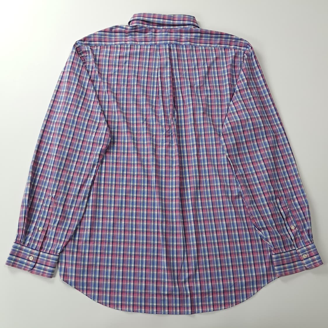 CK575 2XL 폴로 퍼포먼스 핑크네이비 플래드체크 셔츠 남방 상품이미지6