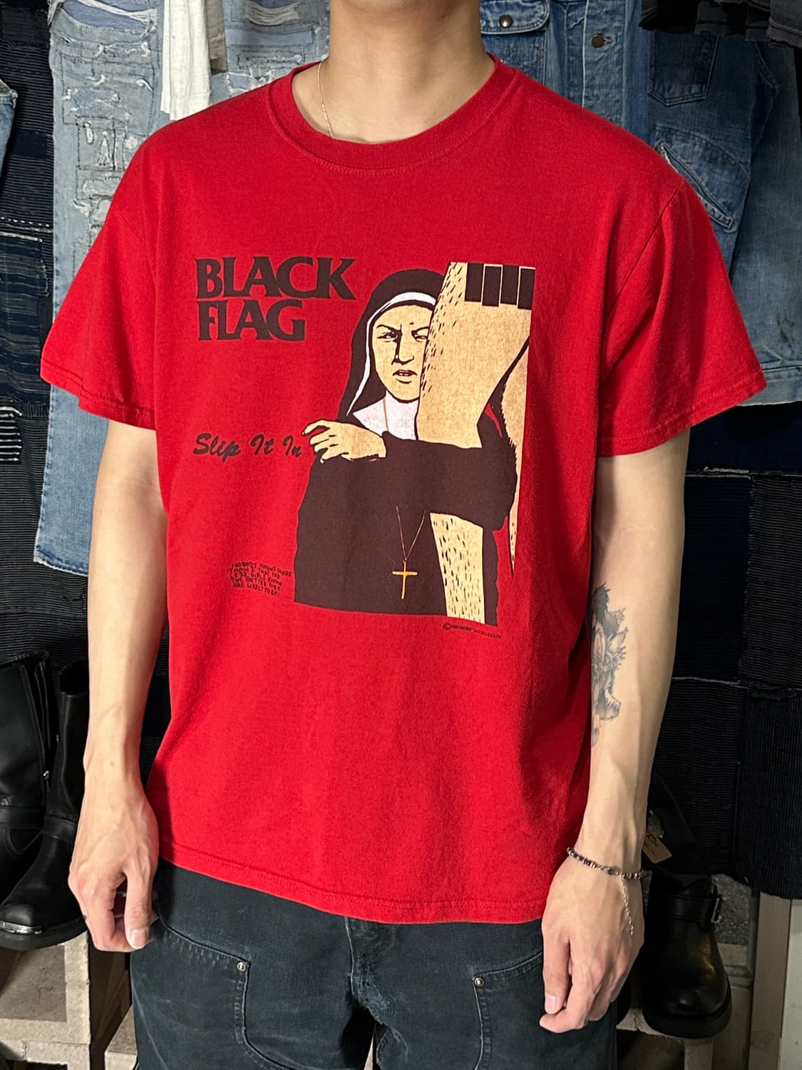 00's Black Flag 블랙 플래그 티셔츠 빈티지 밴드 티셔츠 상품이미지10
