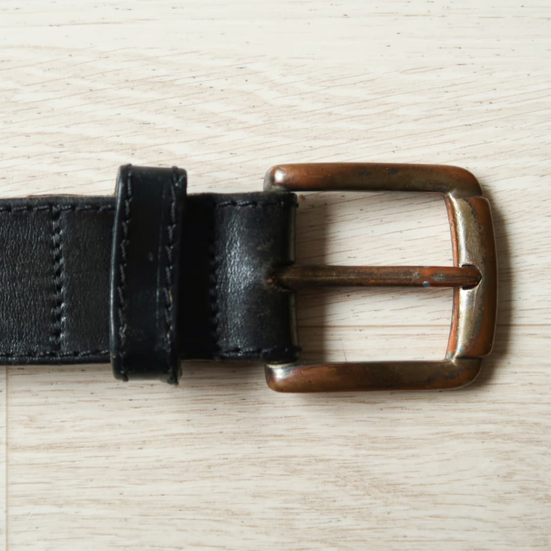 빈티지 프렌치 아틀리에 보워 레더 벨트 상품이미지3