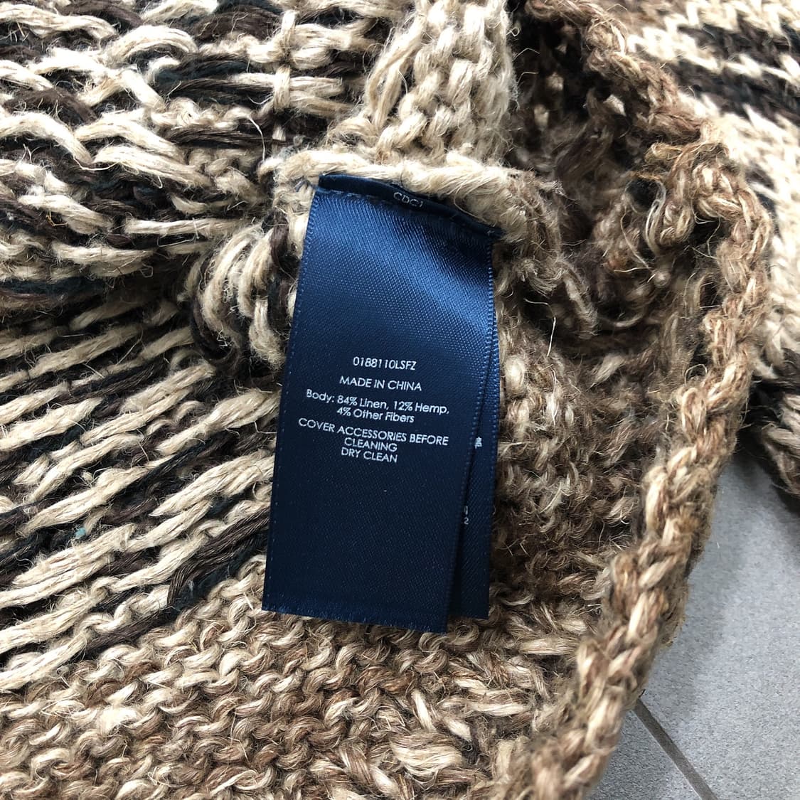 폴로 랄프로렌 핸드니트 코위찬 숄카라 니트 스웨터 집업 가디건 XL 상품이미지3