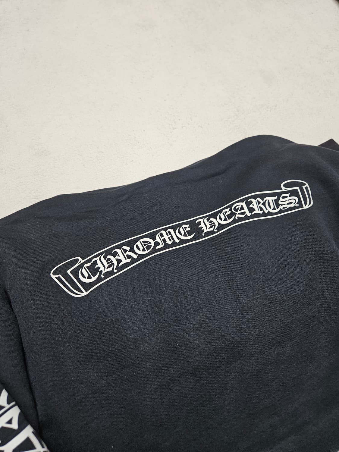 [M] 크롬하츠 스크롤라벨 헤비웨이트 후드집업 상품이미지7