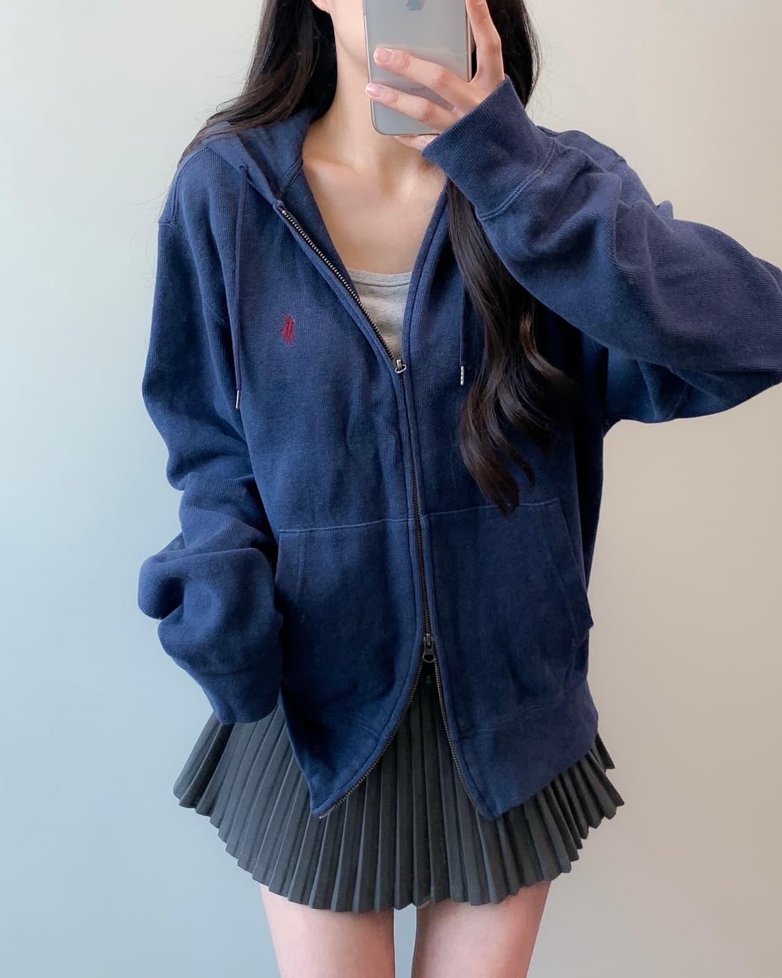 폴로 후드집업 상품이미지1