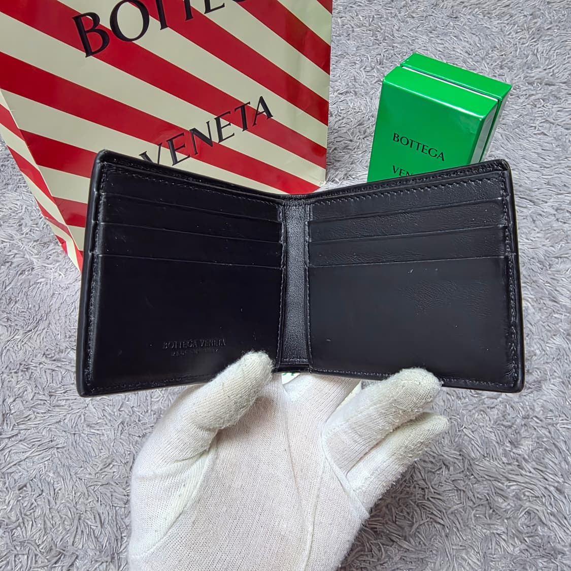 {클로젯}[Os][24ss신형]보테가베네타 맥시 인트레치아토 반지갑 상품이미지5